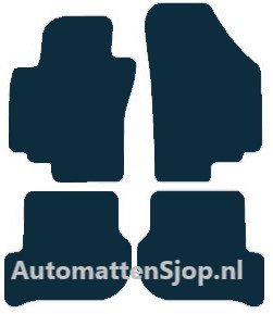 Luxe velours zwart automatten Seat Toledo III (5P) | 2004-2007