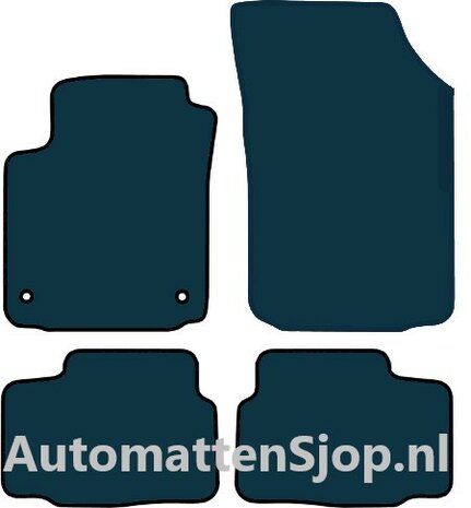 Naaldvilt zwart automatten Skoda Citigo | 2012-2020