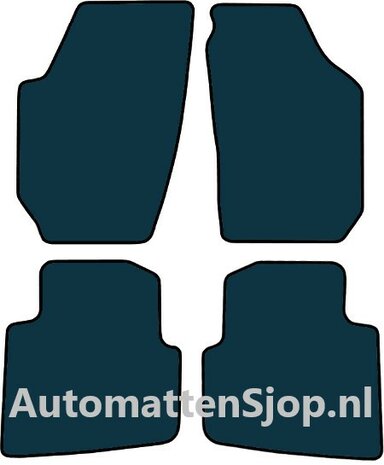 Luxe velours zwart automatten Skoda Roomster (5J) | 2006-2007
