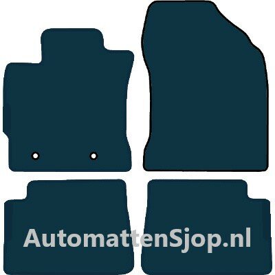 Naaldvilt zwart automatten Toyota Auris (E18) | 2013-2019