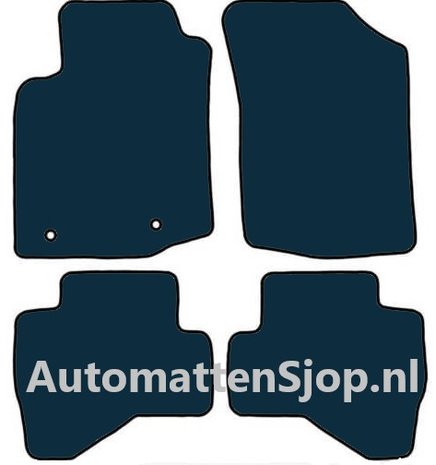 Naaldvilt antraciet automatten Toyota Aygo II | 2014-2022