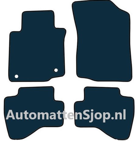 Naaldvilt zwart automatten Toyota Aygo I | 2005-2009