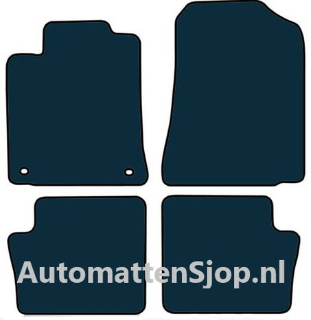 Naaldvilt antraciet automatten Toyota Corolla (E12) Stationwagon | 2002-2007