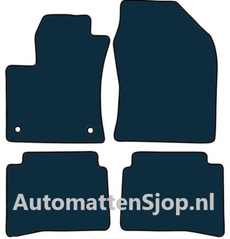 Naaldvilt antraciet automatten Toyota Prius IV | 2016-2023