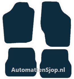 Naaldvilt zwart automatten Toyota Starlet (P8) | 1989-1996