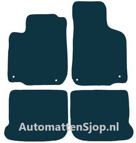 Naaldvilt zwart automatten VW Bora | 1998-2005