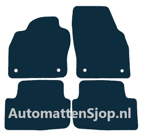 Naaldvilt antraciet automatten VW Polo (6C) | 2017-heden