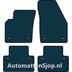 Naaldvilt zwart automatten Volvo S40 | 2004-2012