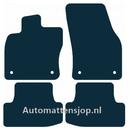 Naaldvilt zwart automatten Audi Q2 | 2016-heden