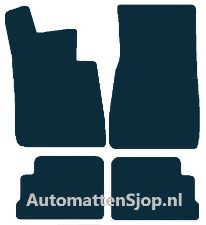 Naaldvilt antraciet automatten BMW 6-Serie (E24) | 1976-1989