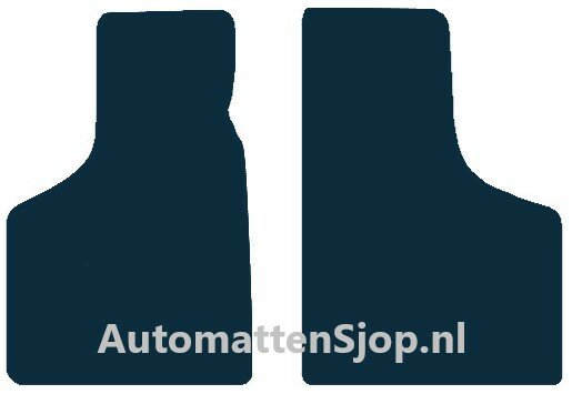 Naaldvilt zwart automatten Fiat 850 | 1964-1973