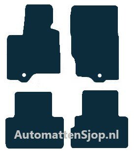 Naaldvilt zwart automatten Infiniti EX30 | 2010-2013