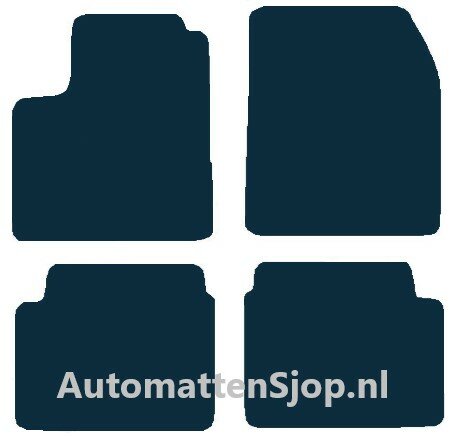 Naaldvilt antraciet automatten Chevrolet Aveo | 2008-2011