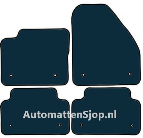 Naaldvilt zwart automatten Jaguar E-pace | 2017-2020