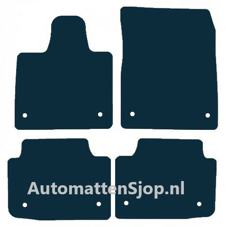 Naaldvilt zwart automatten Jaguar  I-Pace | 2018-heden