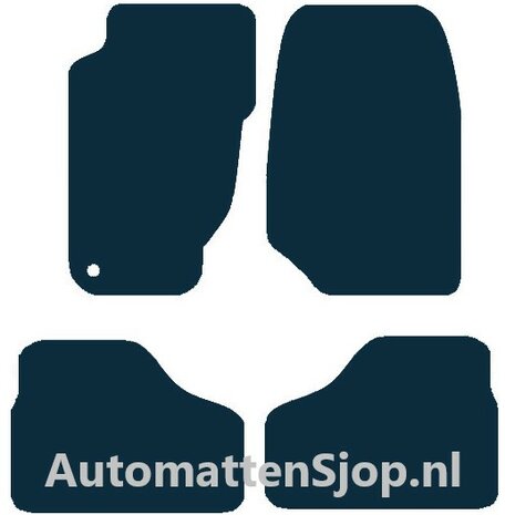 Luxe velours zwart automatten Jeep Cherokee | 2005-2011