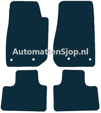 Naaldvilt antraciet automatten Jeep Wrangler LWB | 2007-2019