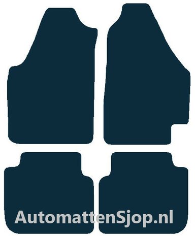 Naaldvilt antraciet automatten Lancia Musa | 2004-2012