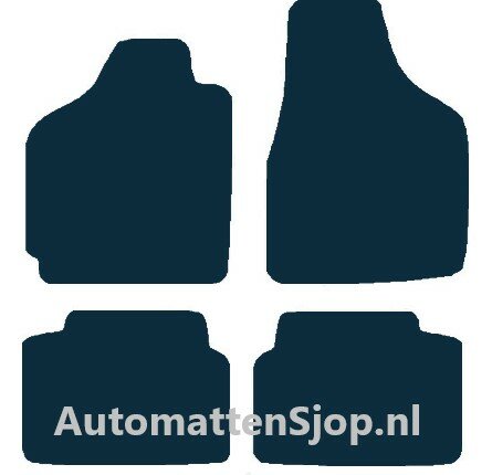 Naaldvilt zwart automatten Lancia Ypsilon | 1985-1996