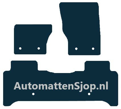 Naaldvilt zwart automatten Range Rover | 2013-2022