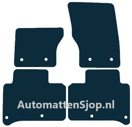 Naaldvilt zwart automatten Range Rover Sport | 2013-2022