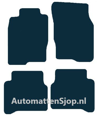 Luxe velours zwart automatten Mitsubishi Galant | 1997-2004