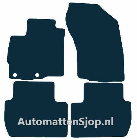 Naaldvilt antraciet automatten Mitsubishi Outlander | 2007-2013