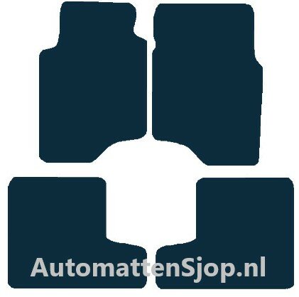 Naaldvilt antraciet automatten Mitsubishi Pajero LWB | 2000-2006