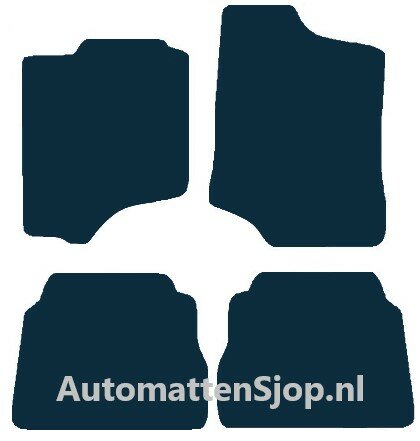 Naaldvilt antraciet automatten Mitsubishi Sigma | 1991-1996