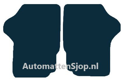 Naaldvilt zwart automatten Mitsubishi Space Gear Voormatten | 1995-1998