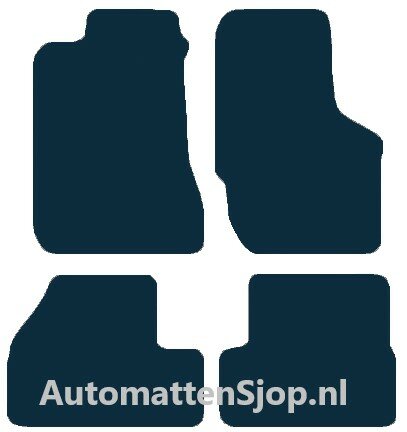 Naaldvilt antraciet automatten Nissan 180 SX | 1989-1998