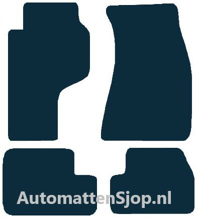 Naaldvilt antraciet automatten Nissan 200 SX | 1989-2000