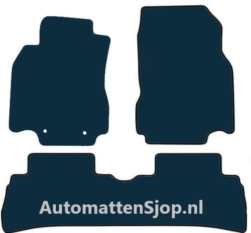 Naaldvilt zwart automatten Nissan Cube | 2010-2011