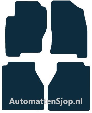 Naaldvilt antraciet automatten Nissan Navara | 2005-2010