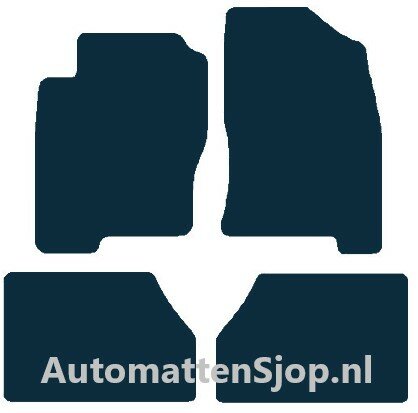 Naaldvilt zwart automatten Nissan Navara Kingcab | 2005-2010