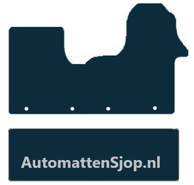 Naaldvilt antraciet automatten Nissan NV300 | 2016-2022