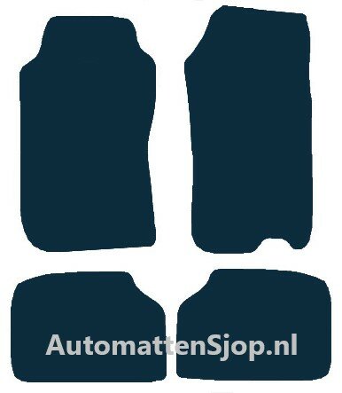 Naaldvilt zwart automatten Nissan Patrol Y60 Kort | 1988-1998