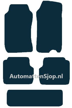 Luxe velours zwart automatten Nissan Patrol Y60 Lang | 1988-1998