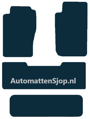 Naaldvilt antraciet automatten Nissan Patrol Y61 Lang | 1998-2010