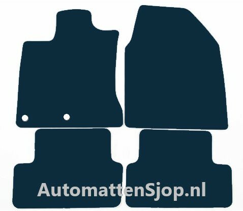 Naaldvilt antraciet automatten Nissan Qashqai +2 | 2008-2014