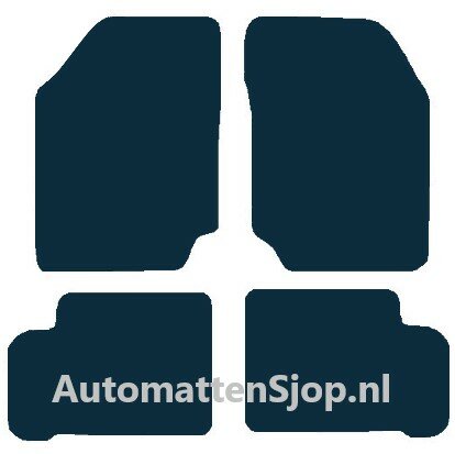 Naaldvilt zwart automatten Nissan Sunny | 1991-2001