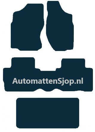 Naaldvilt antraciet automatten Nissan Terrano II | 1993-2006