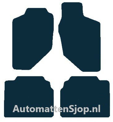 Naaldvilt zwart automatten Opel Frontera B |1998-2004