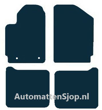 Naaldvilt antraciet automatten Peugeot Partner II | 2002-2008