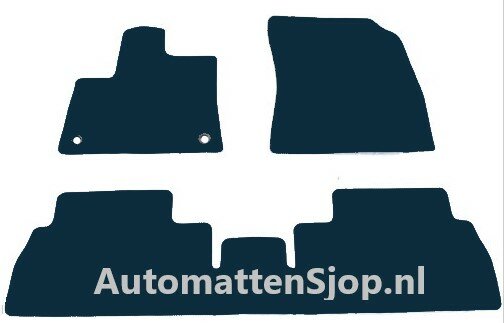 Naaldvilt antraciet automatten Peugeot Rifter | 2018-heden