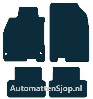 Naaldvilt antraciet automatten Renault Fluence | 2010-2015