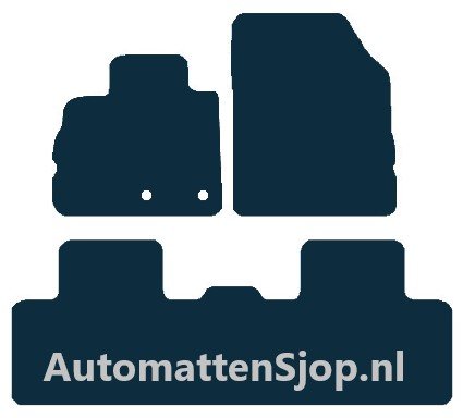 Naaldvilt zwart automatten Renault Grand Scenic IV | 2016-2023