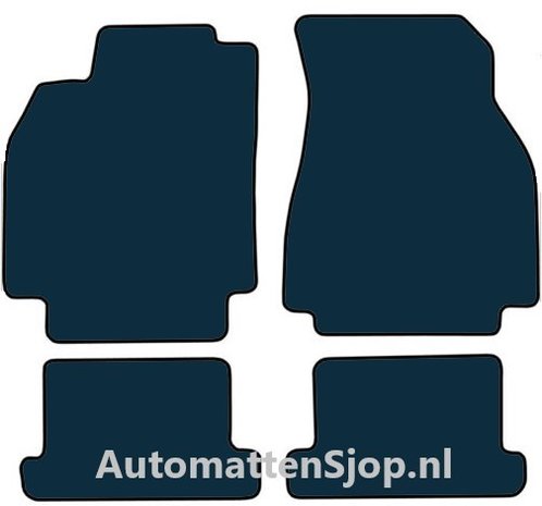 Naaldvilt zwart automatten Renault Megane II Cabrio / Coupe | 2003-2010