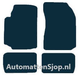 Naaldvilt zwart automatten Rover 75 | 1999-2005