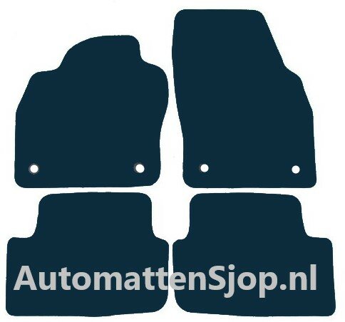 Naaldvilt zwart automatten Skoda Kamiq | 2019-heden